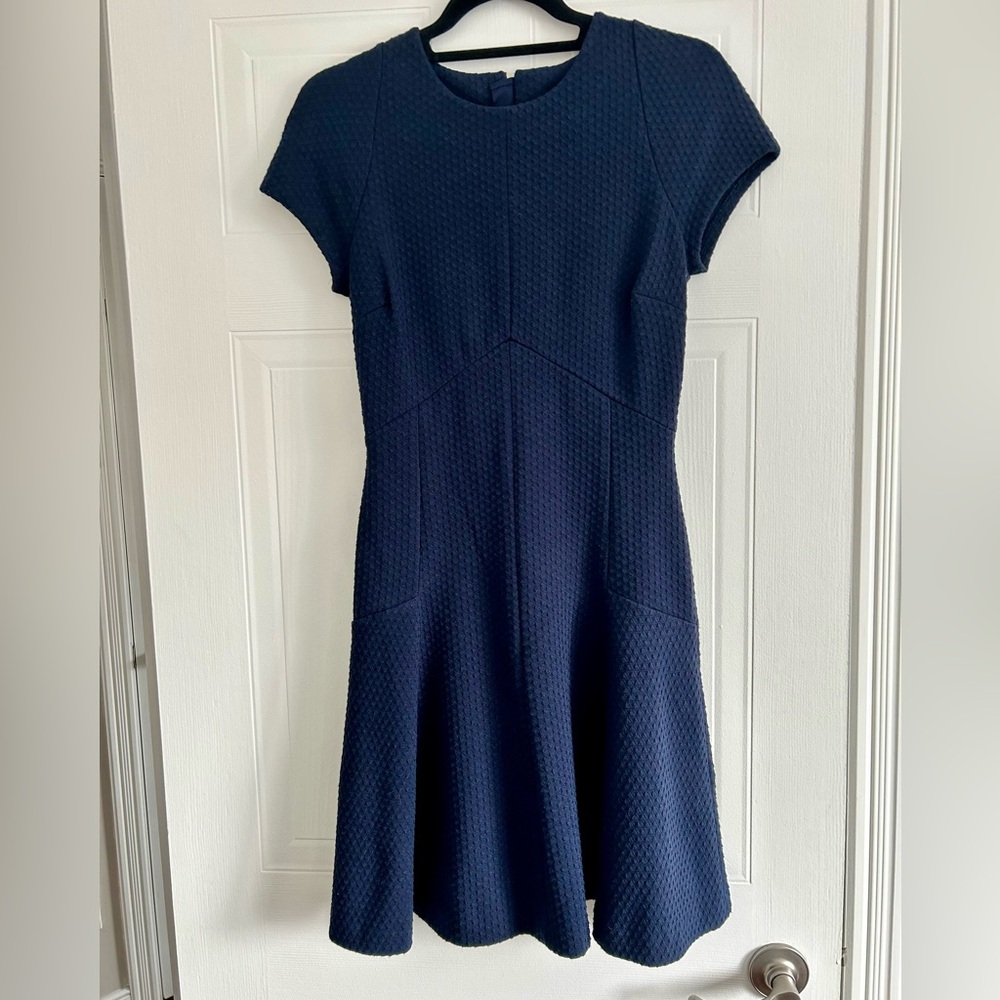 Banana Republic Blue A-line Midi Dress Casual